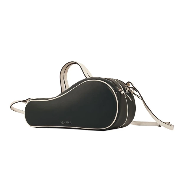Nasha Mekraksavanich Mini Tennis Court | Green White (Pre-Order 7-14 Days) - Nasha Green - Architectural Luxury Bag at Coveti