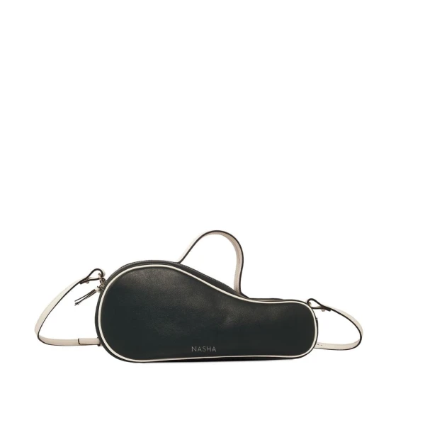 Nasha Mekraksavanich Mini Tennis Court | Green White (Pre-Order 7-14 Days) - Nasha Green - Architectural Luxury Bag at Coveti