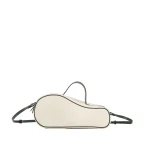 Nasha Mekraksavanich Mini Tennis Court | White Green - Nasha White - Architectural Luxury Bag at Coveti