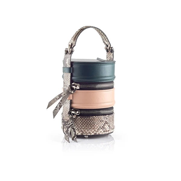 Nasha Mekraksavanich Pinto Original | Cactus - Nasha Multicolour - Architectural Luxury Bag at Coveti