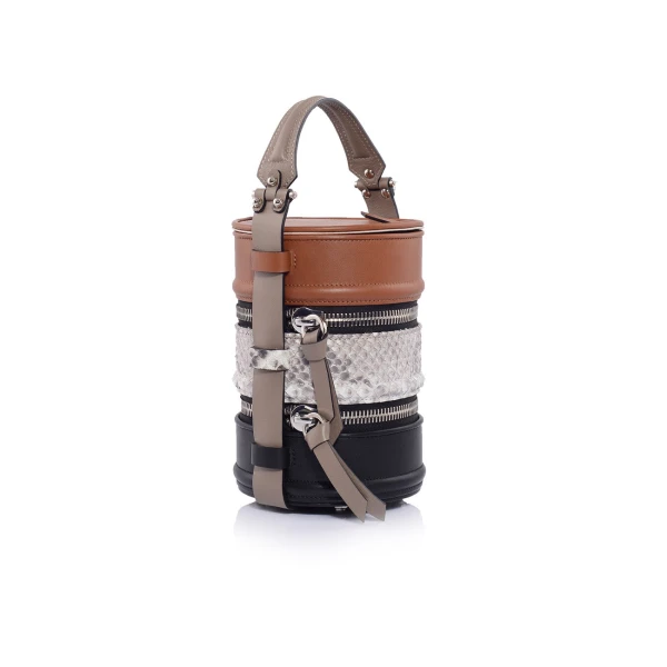 Nasha Mekraksavanich Pinto Original | Steak - Nasha Multicolour - Architectural Luxury Bag at Coveti