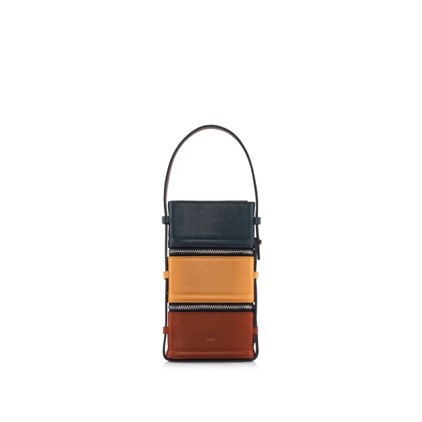 Nasha Mekraksavanich Pinto Phone | Autumn - Nasha Multicolour - Architectural Luxury Bag at Coveti