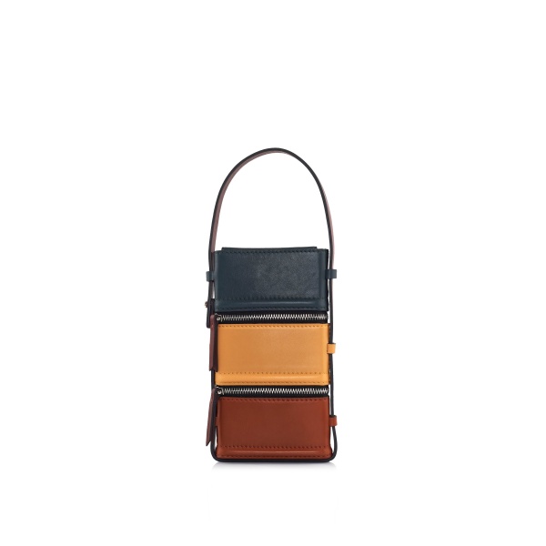Nasha Mekraksavanich Pinto Phone | Autumn - Nasha Multicolour - Architectural Luxury Bag at Coveti
