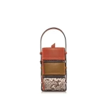 Nasha Mekraksavanich Pinto Phone | Brick - Nasha Multicolour - Architectural Luxury Bag at Coveti