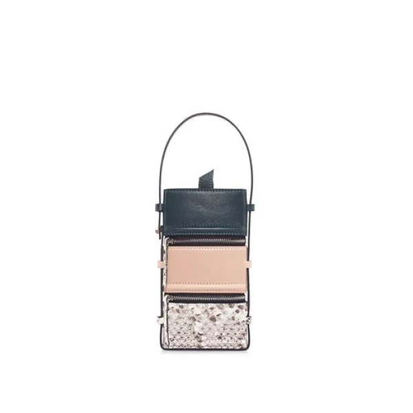 Nasha Mekraksavanich Pinto Phone | Cactus - Nasha Multicolour - Architectural Luxury Bag at Coveti
