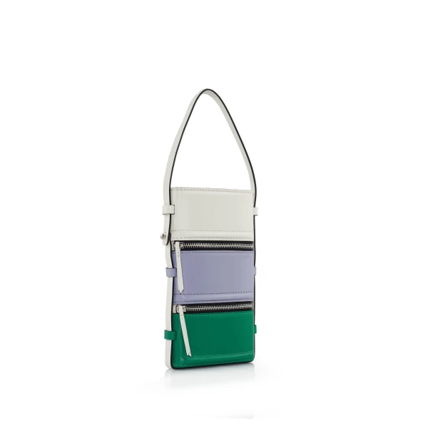Nasha Mekraksavanich Pinto Phone | Pearl - Nasha Multicolour - Architectural Luxury Bag at Coveti