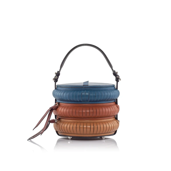 Nasha Mekraksavanich Pinto Play | Pickle - Nasha Multicolour - Architectural Luxury Bag at Coveti