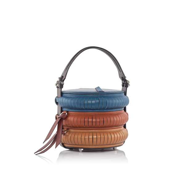 Nasha Mekraksavanich Pinto Play | Pickle - Nasha Multicolour - Architectural Luxury Bag at Coveti