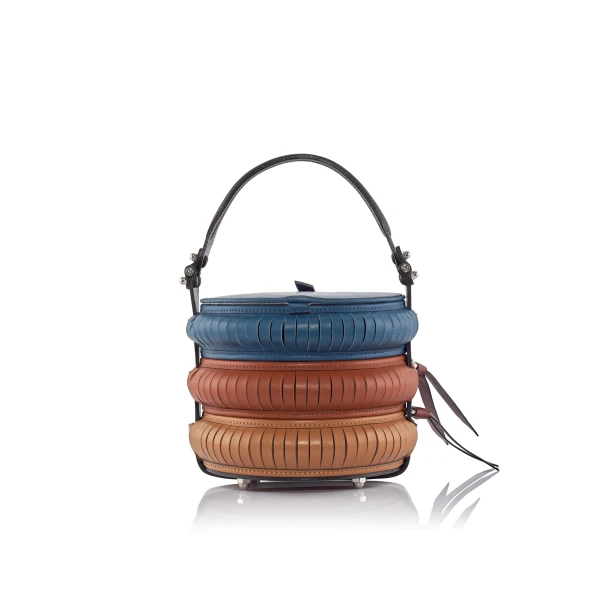 Nasha Mekraksavanich Pinto Play | Pickle - Nasha Multicolour - Architectural Luxury Bag at Coveti