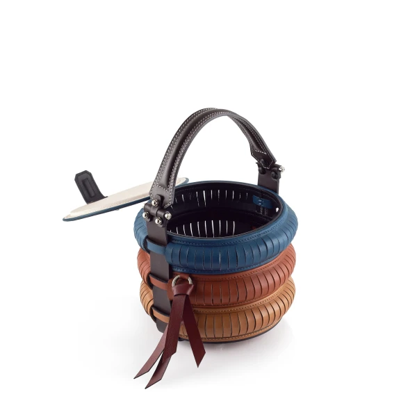 Nasha Mekraksavanich Pinto Play | Pickle - Nasha Multicolour - Architectural Luxury Bag at Coveti