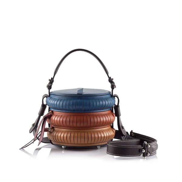 Nasha Mekraksavanich Pinto Play | Pickle - Nasha Multicolour - Architectural Luxury Bag at Coveti