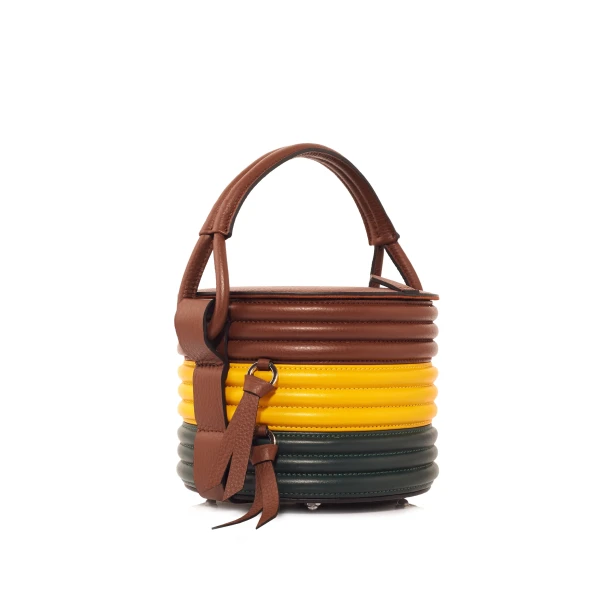 Nasha Mekraksavanich Pinto Play Roll |Jungle - Nasha Multicolour - Architectural Luxury Bag at Coveti