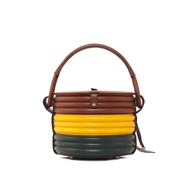 Nasha Mekraksavanich Pinto Play Roll |Jungle - Nasha Multicolour - Architectural Luxury Bag at Coveti