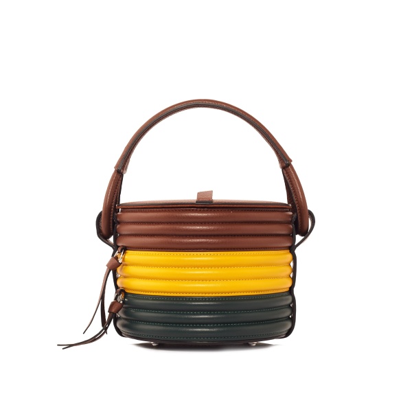 Nasha Mekraksavanich Pinto Play Roll |Jungle - Nasha Multicolour - Architectural Luxury Bag at Coveti