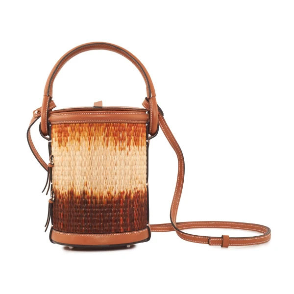 Nasha Mekraksavanich Pinto | Tanned Reed - Nasha Beige - Architectural Luxury Bag at Coveti