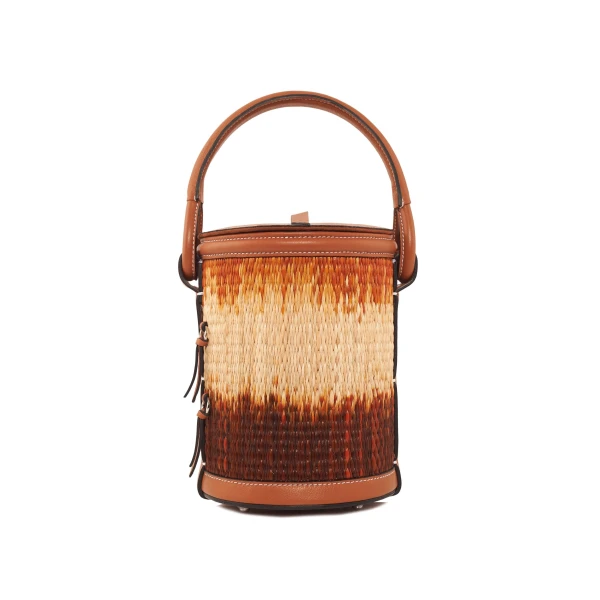 Nasha Mekraksavanich Pinto | Tanned Reed - Nasha Beige - Architectural Luxury Bag at Coveti