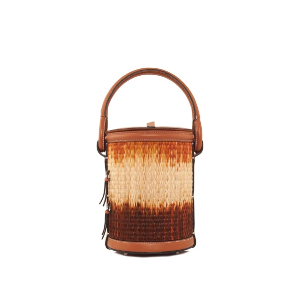 Nasha Mekraksavanich Pinto | Tanned Reed - Nasha Beige - Architectural Luxury Bag at Coveti