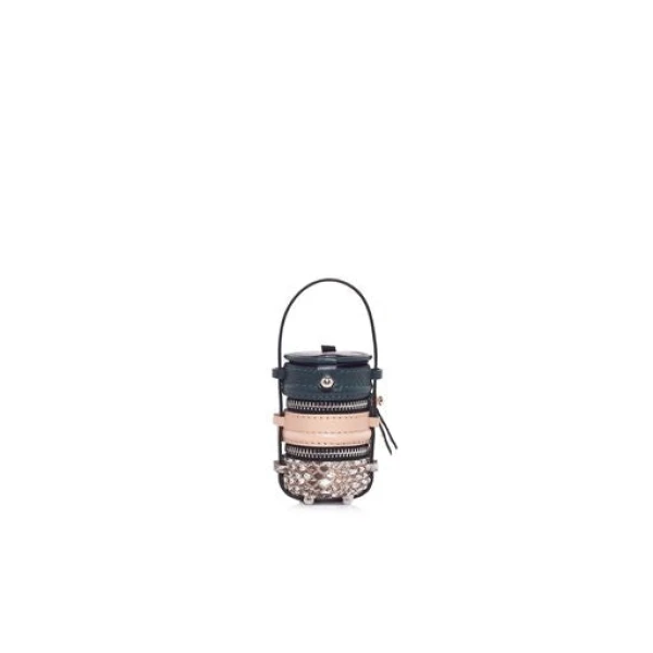 Nasha Mekraksavanich Tiny Pinto | Cactus - Nasha Multicolour - Architectural Luxury Bag at Coveti