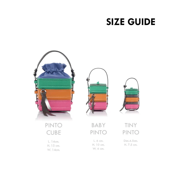 Nasha Mekraksavanich Tiny Pinto | Granita - Nasha Multicolour - Architectural Luxury Bag at Coveti