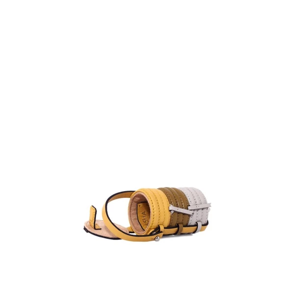 Nasha Mekraksavanich Tiny Pinto Roll | Butter - Nasha Multicolour - Architectural Luxury Bag at Coveti