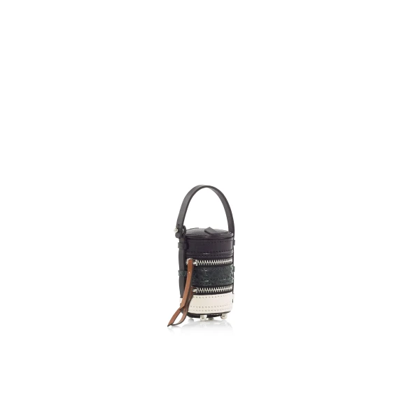 Nasha Mekraksavanich Tiny Pinto | Salad - Nasha Multicolour - Architectural Luxury Bag at Coveti