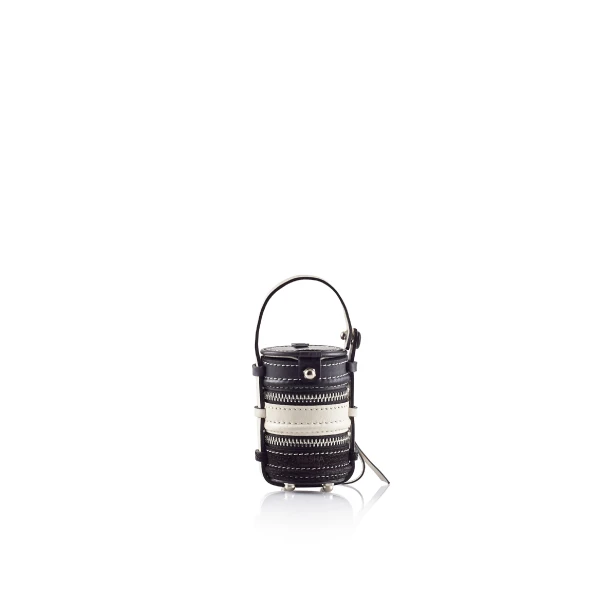 Nasha Mekraksavanich Tiny Pinto | Squid Ink - Nasha Black - Architectural Luxury Bag at Coveti