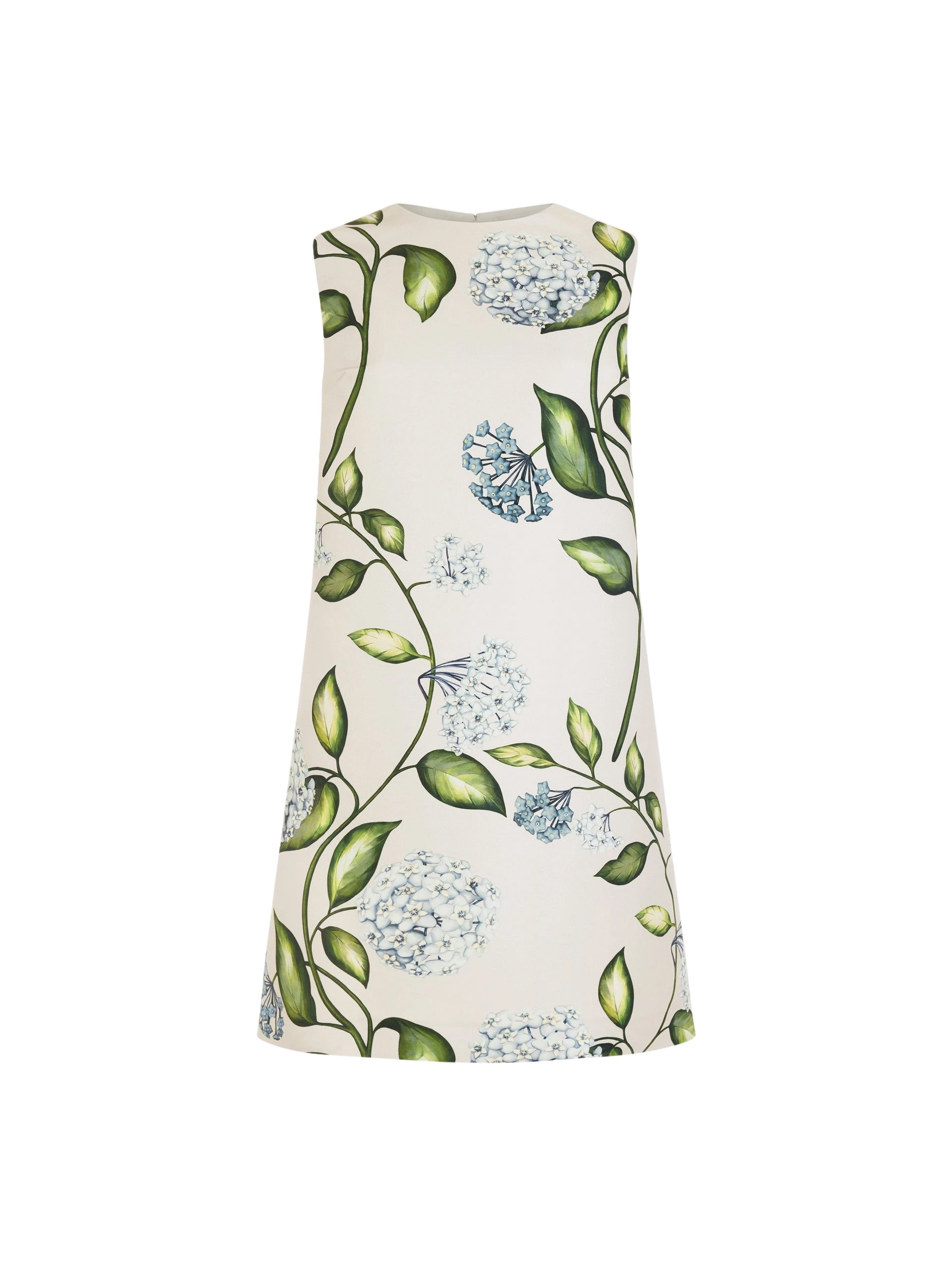 Porcelain-Flower-Faille-Shift-Dress-Oscar-de-la-Renta-Dresses83052_nobg Oscar de la Renta Porcelain Flower Faille Shift Dress - Dresses - American Luxury Evening Wear at Coveti