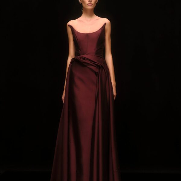 Rachel Gilbert Adeline Gown - Rachel Gilbert Red - Australian Luxury Evening Wear at Coveti