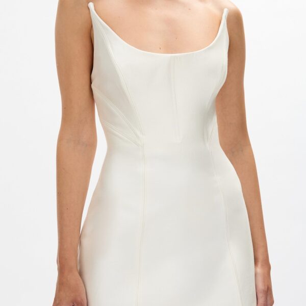Rachel Gilbert Adeline Mini Dress - Rachel Gilbert Ivory - Australian Luxury Evening Wear at Coveti