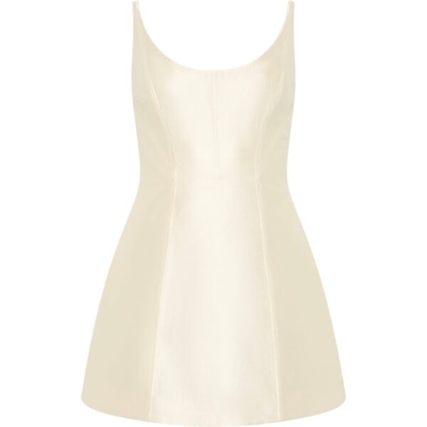 Rachel Gilbert Adeline Mini Dress - Rachel Gilbert Ivory - Australian Luxury Evening Wear at Coveti
