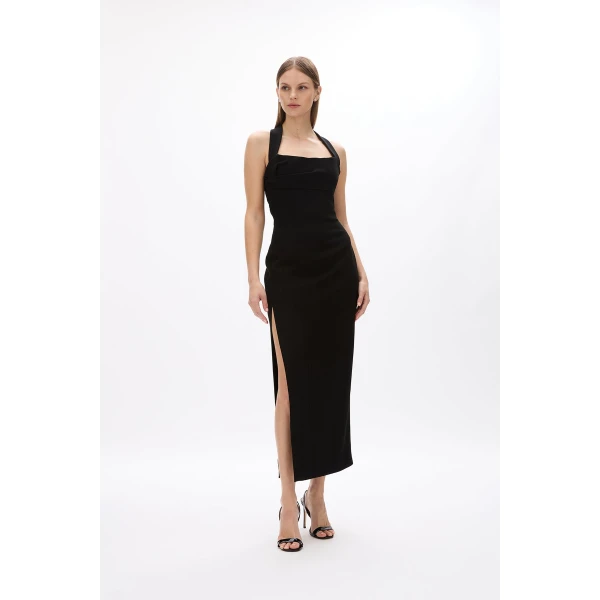Rachel Gilbert Blaine Dress - Rachel Gilbert Black - Australian Luxury Evening Wear at Coveti