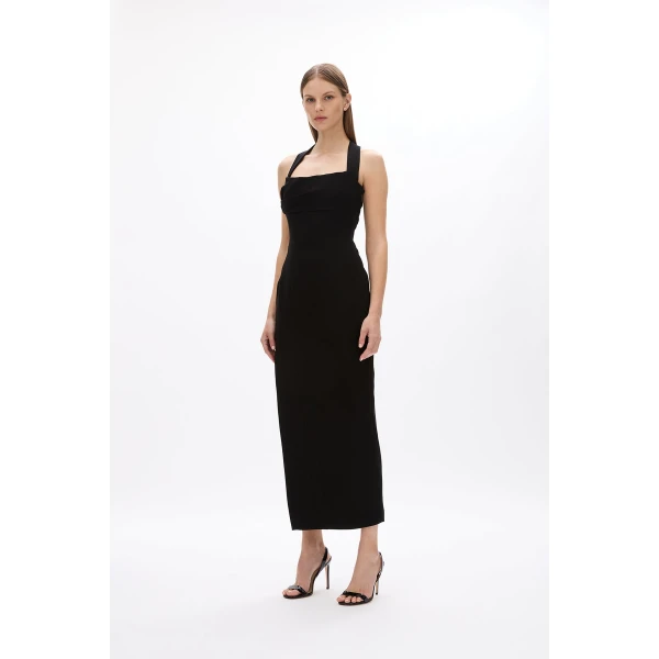 Rachel Gilbert Blaine Dress - Rachel Gilbert Black - Australian Luxury Evening Wear at Coveti