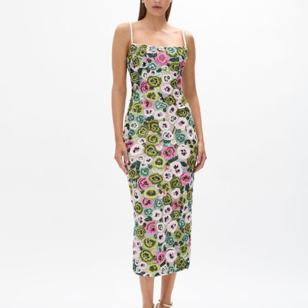 Rachel Gilbert Camden Dress - Rachel Gilbert Multicolour - Australian Luxury Evening Wear at Coveti
