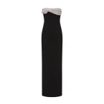 Rachel Gilbert Charlotte Gown - Rachel Gilbert Black - Australian Luxury Evening Wear at Coveti