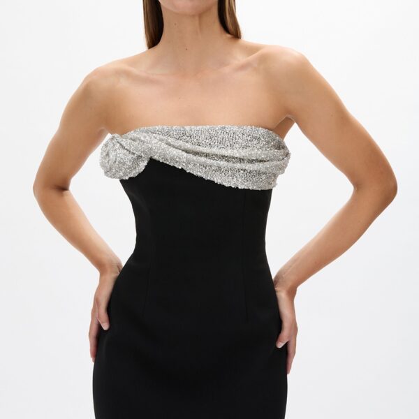 Rachel Gilbert Charlotte Gown - Rachel Gilbert Black - Australian Luxury Evening Wear at Coveti