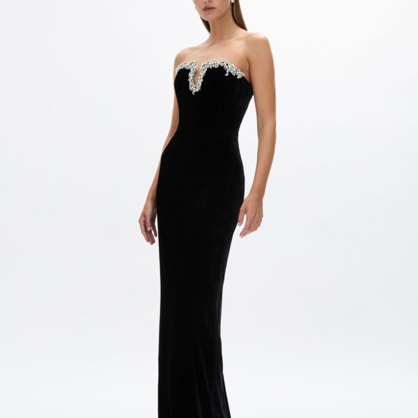 Rachel Gilbert Claudine Gown - Rachel Gilbert Black - Australian Luxury Evening Wear at Coveti