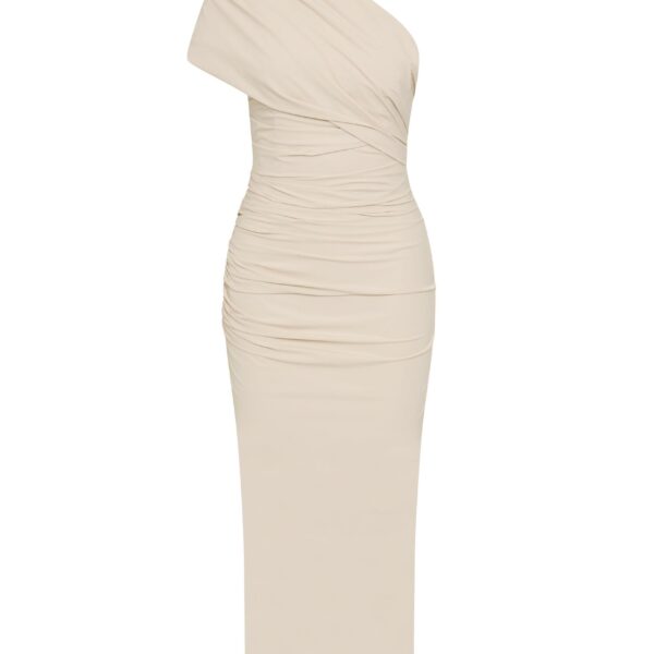 Rachel Gilbert Clay Dress - Rachel Gilbert Beige - Australian Luxury Evening Wear at Coveti