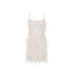 Rachel Gilbert Cynthia Mini Dress - Rachel Gilbert Ivory - Australian Luxury Evening Wear at Coveti
