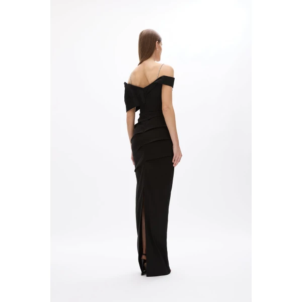 Rachel Gilbert Dahli Gown - Rachel Gilbert Black - Australian Luxury Evening Wear at Coveti