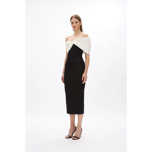 Rachel Gilbert Delila Dress - Rachel Gilbert Black - Australian Luxury Evening Wear at Coveti