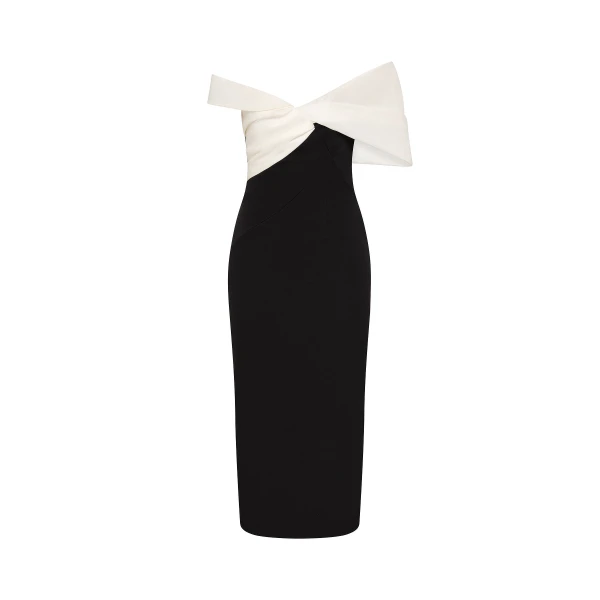 Rachel Gilbert Delila Dress - Rachel Gilbert Black - Australian Luxury Evening Wear at Coveti