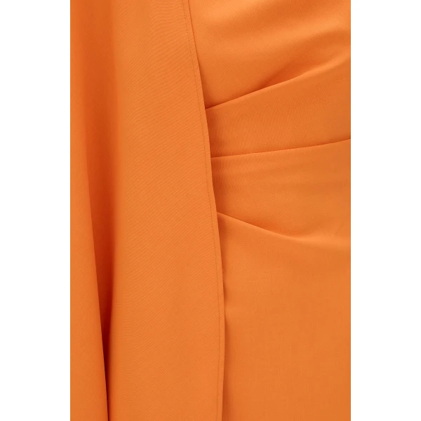 Rachel Gilbert Dion Cape Gown - Rachel Gilbert Orange - Australian Luxury Evening Wear at Coveti