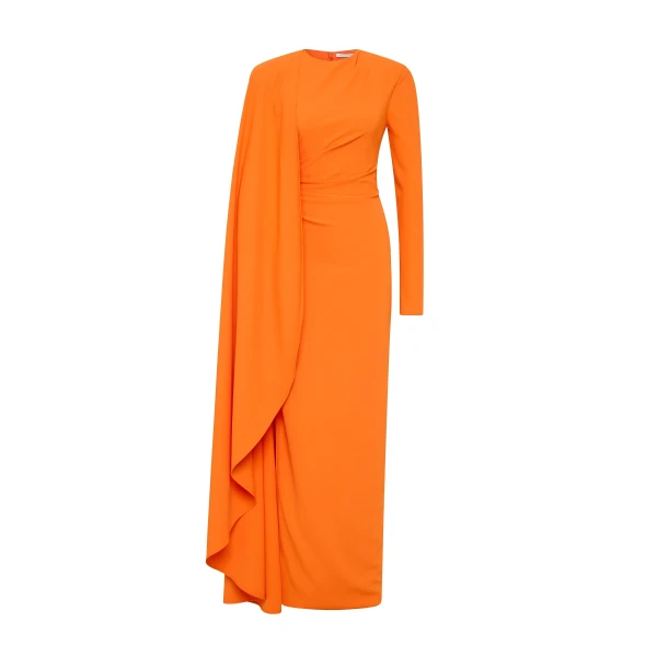 Rachel Gilbert Dion Cape Gown