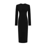 Rachel Gilbert Dover Sleeve Dress - Rachel Gilbert Black - Australian Luxury Evening Wear at Coveti