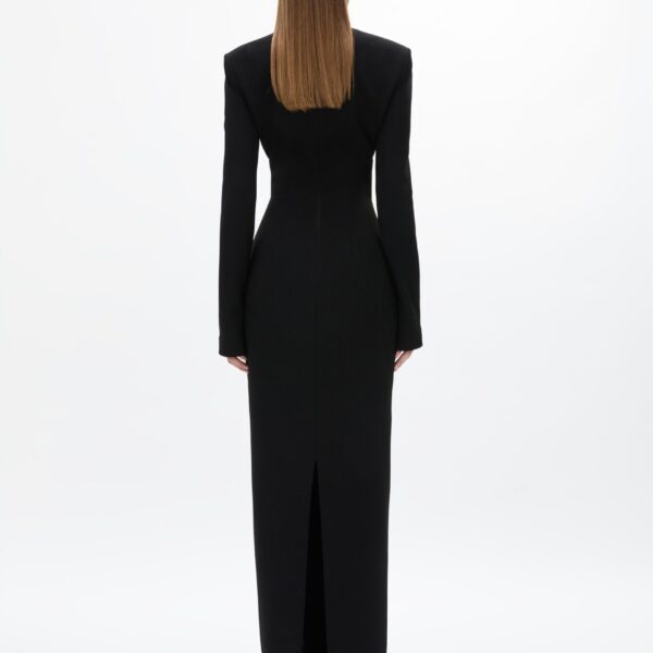 Rachel Gilbert Dover Sleeve Gown - Rachel Gilbert Black - Australian Luxury Evening Wear at Coveti