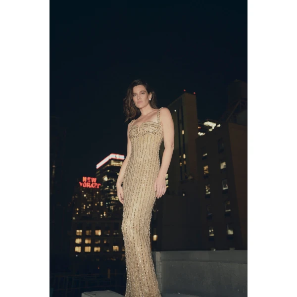 Rachel Gilbert Florentine Gown, view 3