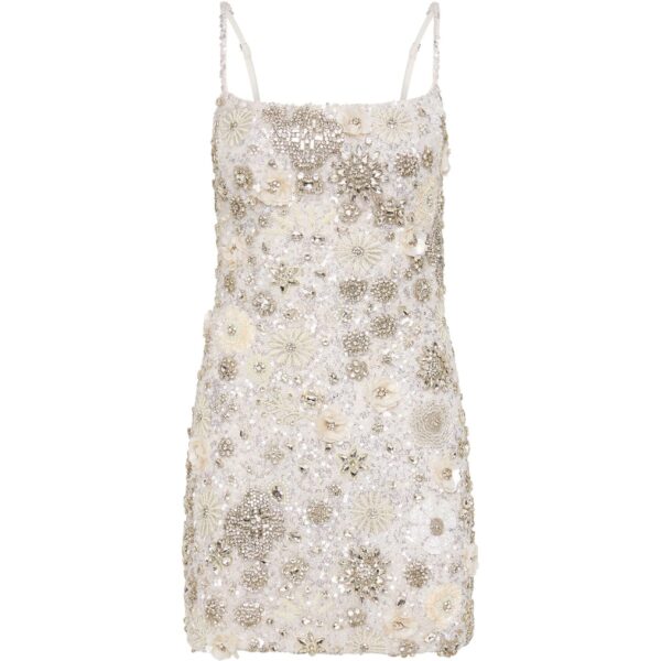 Rachel Gilbert Francesca Mini Dress - Rachel Gilbert Ivory - Australian Luxury Evening Wear at Coveti