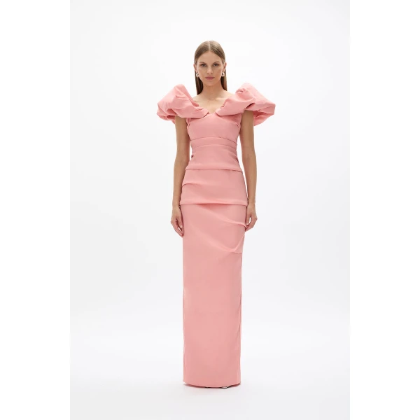 Rachel Gilbert Frey Gown - Rachel Gilbert Pink - Australian Luxury Evening Wear at Coveti