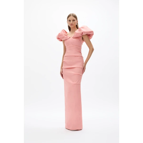 Rachel Gilbert Frey Gown - Rachel Gilbert Pink - Australian Luxury Evening Wear at Coveti