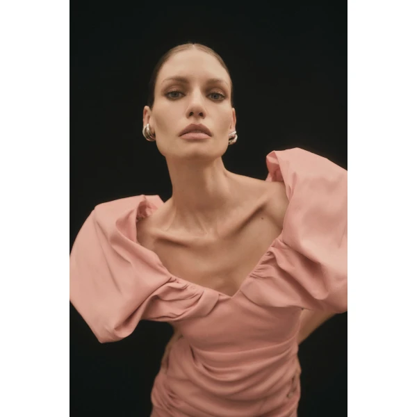 Rachel Gilbert Frey Gown - Rachel Gilbert Pink - Australian Luxury Evening Wear at Coveti